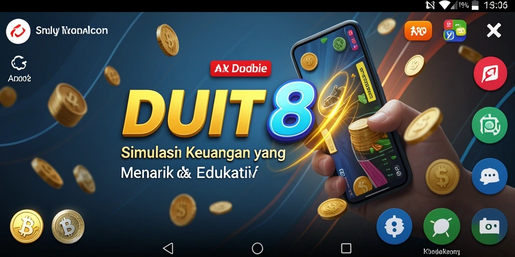 Tampilan gameplay menarik dalam simulasi keuangan.