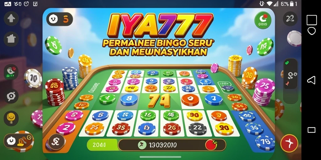 Tampilan game Bingo IYA777 yang seru dan modern.