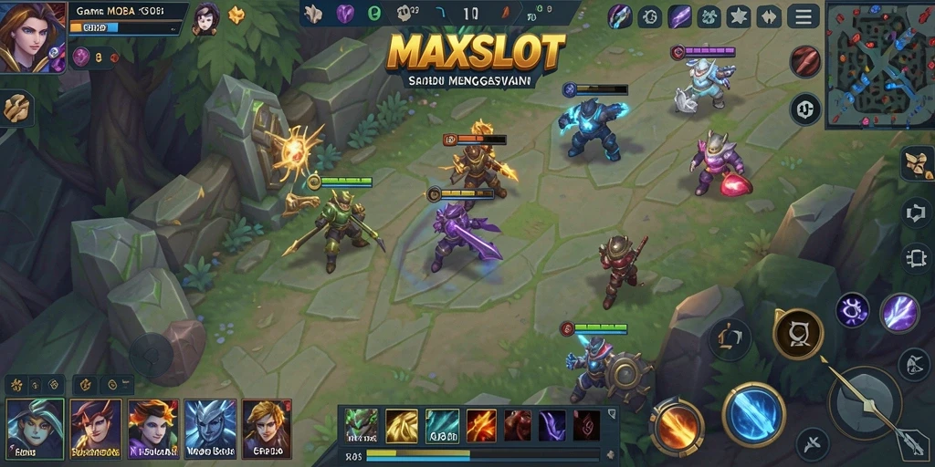 Tampilan seru gameplay <strong>MAXSLOT</strong> yang penuh aksi.