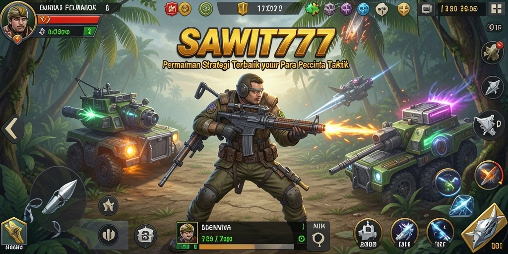Screenshot SAWIT777 menampilkan pertempuran strategi yang intens dan mendebarkan.