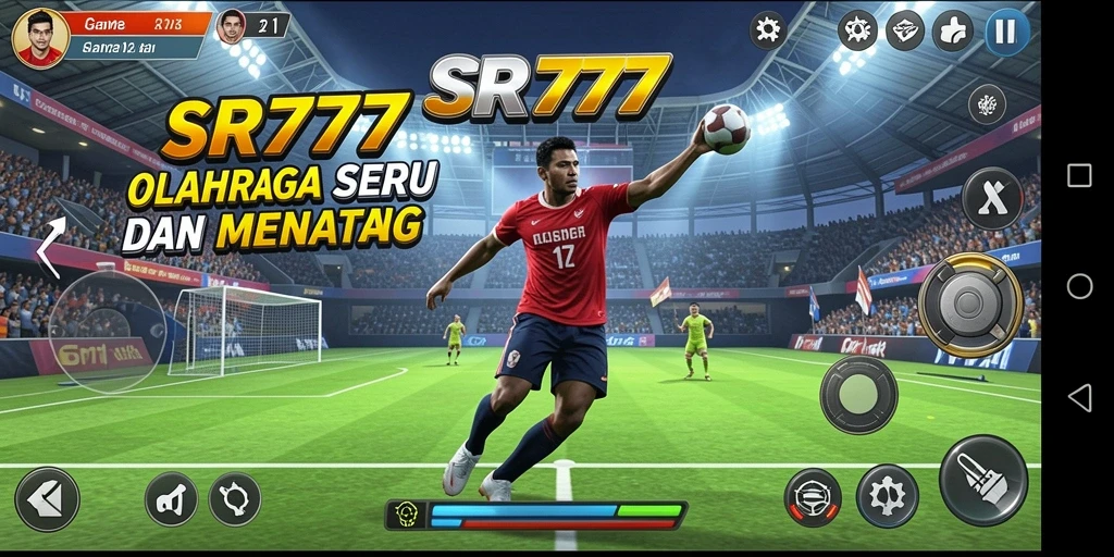 Tampilan gameplay SR777 yang menarik dan penuh aksi olahraga.
