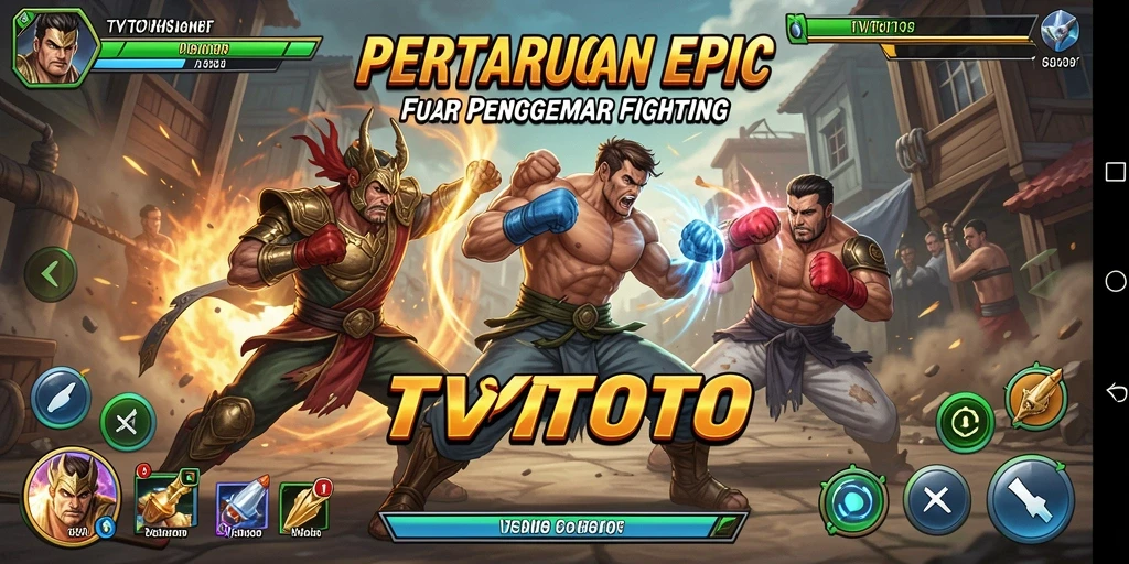 Tampilan menegangkan dari pertarungan di TVTOTO yang epik.
