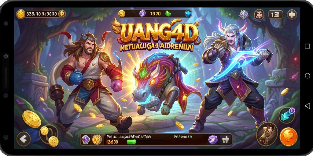 Tampilan gameplay UANG4D yang menegangkan dan penuh aksi.